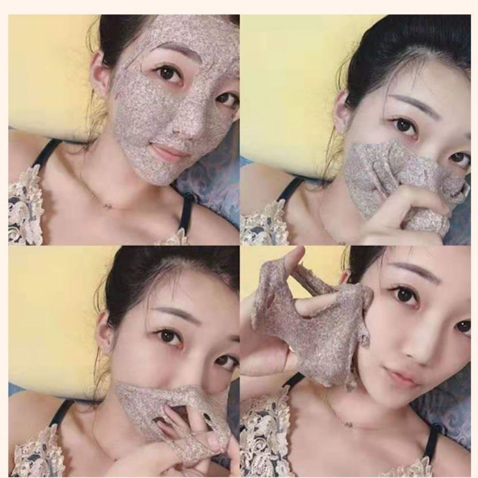 TQ~นําเข้าหน้ากากสาหร่ายไทยอนุภาคขนาดเล็กยกกระชับลบสีเหลือง Brightening Beauty Salon PP BAQ9