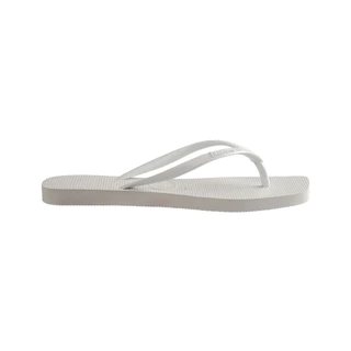 HAVAIANAS รองเท้าแตะ กันน้ำ กันลื่น เบา สบาย Slim Square Flip Flop WHITE 41483010001F_C2WTXX