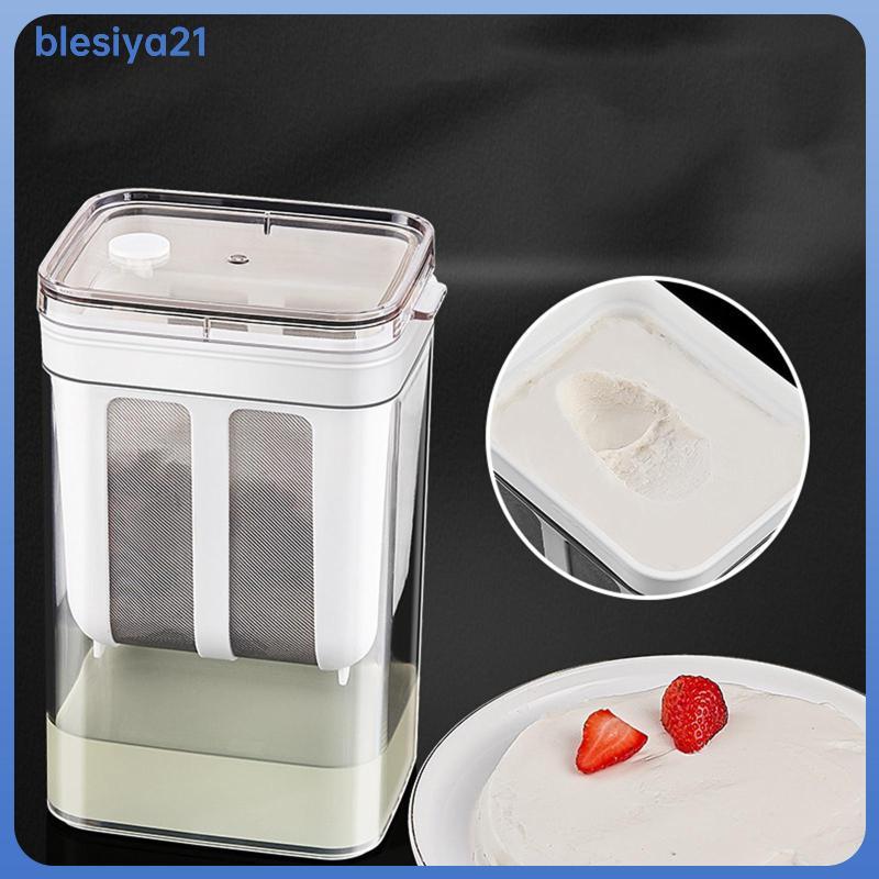 [blesiya21] Nut Milk Greek Yogurt Maker Food Strainer Reusable Nut Milk Fine Mesh Soy Milk