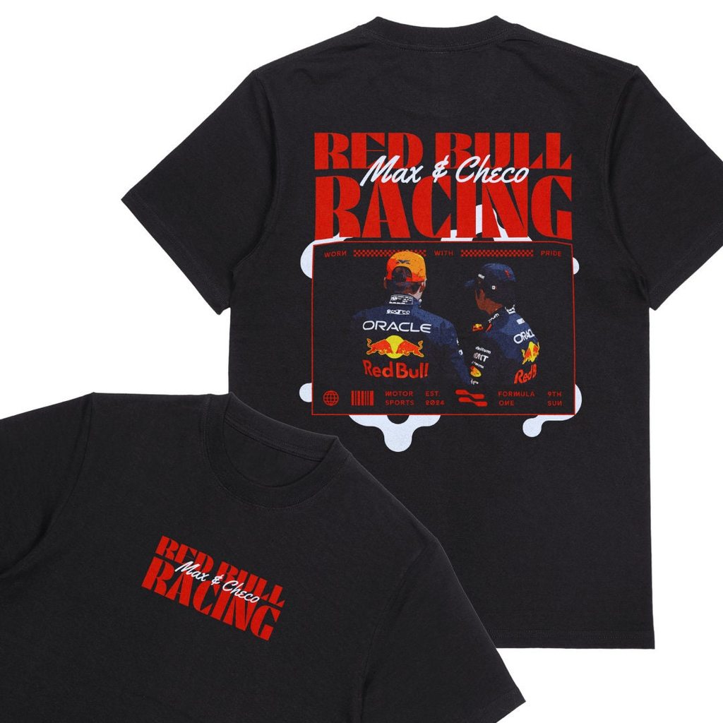 F1 Red Bull - เสื้อยืด Max and Checo F1