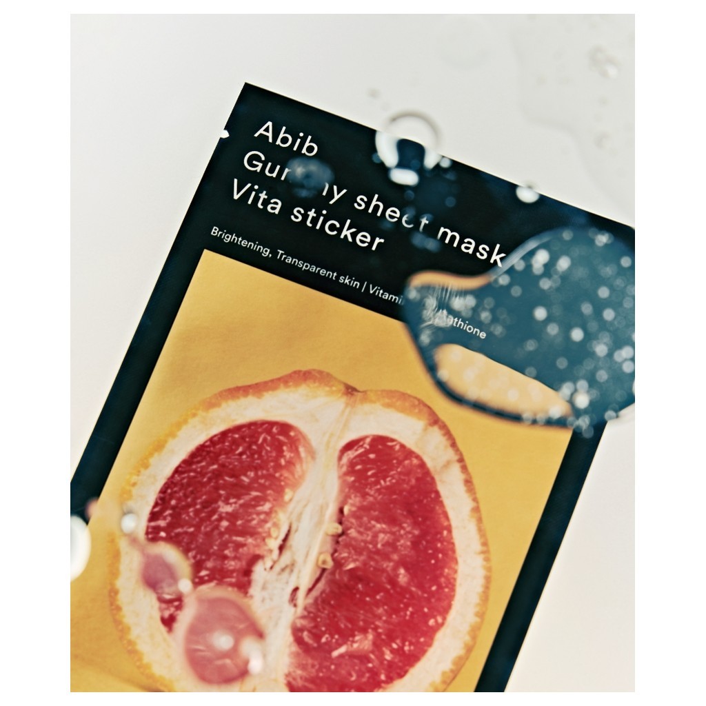 [abib] Gummy Sheet Mask Vita Sticker, 10pcs / Korean Gummy Mask / Vita Sticker / ของแท้ 100% โดย Abi