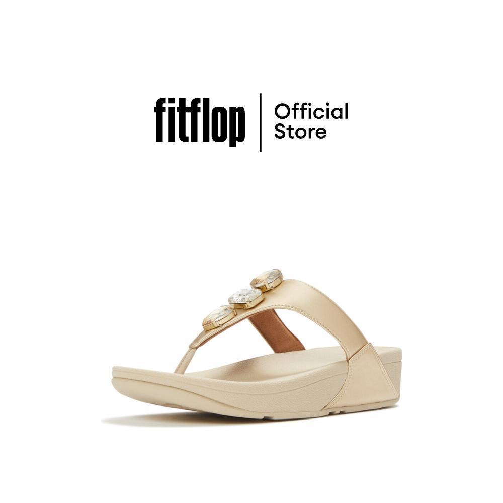 FITFLOP LULU ULTRA-JEWEL METALLIC T/P รองเท้าแตะแบบหูหนีบผู้หญิง รุ่น A5D-675 สี GOLD