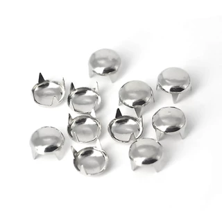 100pcs Dome Studs Claw Rivets Handmade Leather Crafts DIY Accessories 5mm~12mm