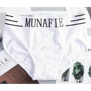 #071 ไม่มีถุง Boxerชาย แบรนด์Munafie ขอบตัดสี ผ้านิ่มใส่สบาย ไม่อึดอัด COK