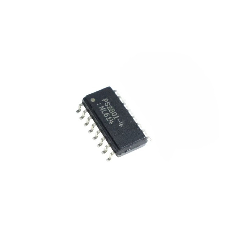 PS2801-4 PS2801C-4 Patch SOP16 Optocoupler สี่ช่อง