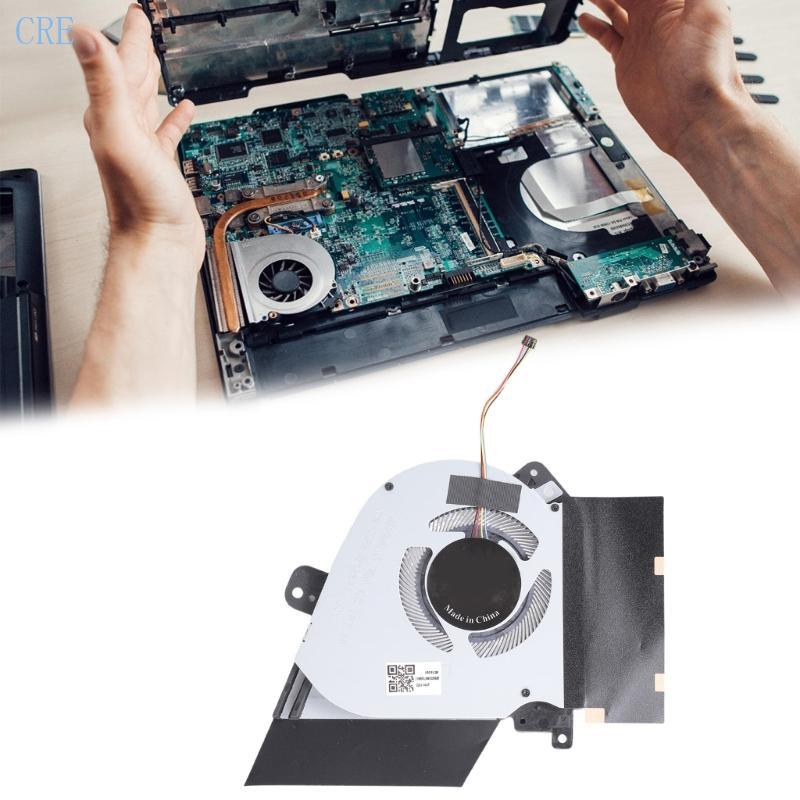 CRE CPU GPU พัดลมแล็ปท็อปพัดลมระบายความร้อน DC12V 4Pin 4 สาย Coolers พัดลมสําหรับ ROG Zephyrus S GX5