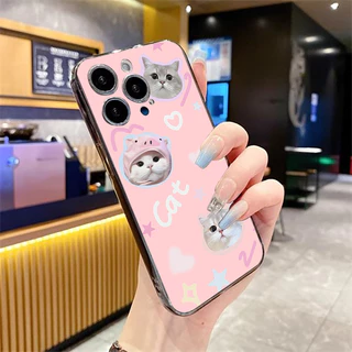 💎KingMall💎 เคสมือถือผู้หญิ กันกระแทกพรีเมียมบางเบากันรอยกันตก SAMSUNG A55 A54 A50 A30S A15 A14 A13 A05 A23 A16 A06