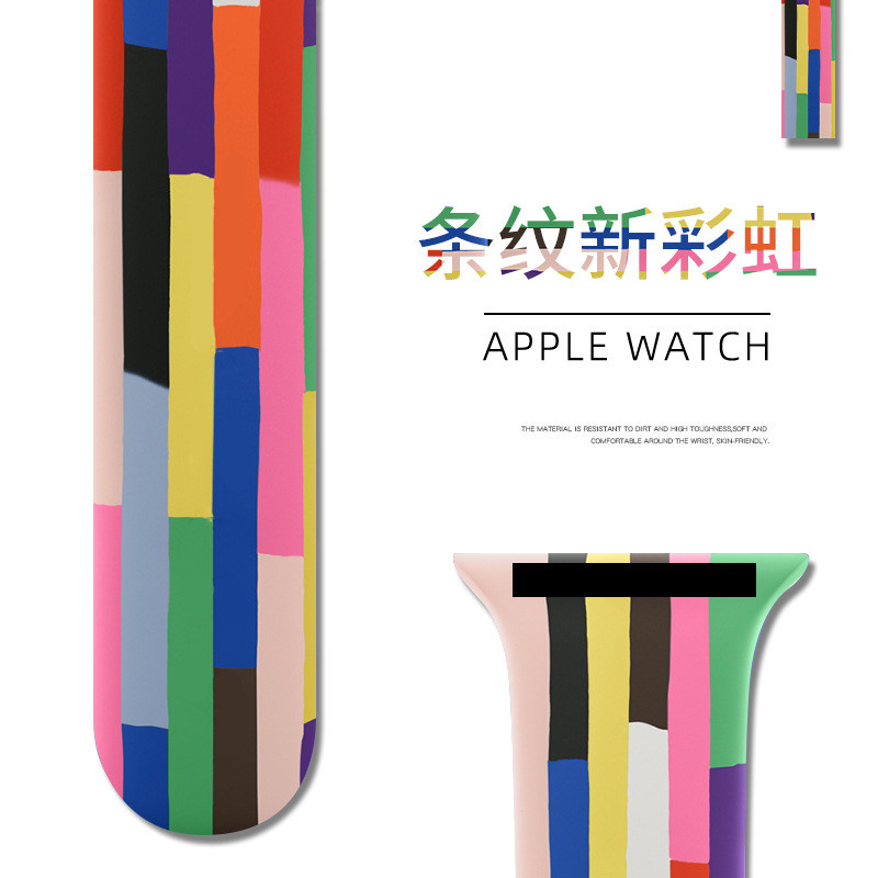 สาย Apple Watch สายนาฬิกา iwatch เหมาะสําหรับสายซิลิโคน apple watch11 SLR Buckle ultra3