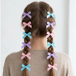 กิ๊บโบว์ติดผมเล็ก 10ชิ้น โบว์จิ๋ว ใส่เต้น ใส่ออกงาน ไปเที่ยว
