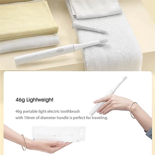 Xiaomi แปรงสีฟันไฟฟ้า T100 Sonic Electric Toothbrush กันน้ำ IPX7 เปลี่ยนหัวได้ ทำความสะอาดฟันอย่างล้