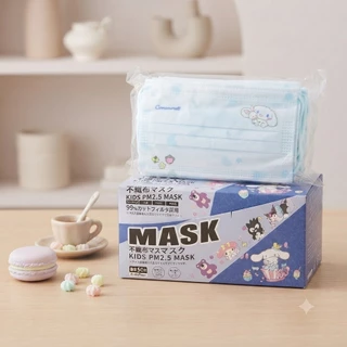 สำหรับเด็ก Face Mask กันฝุ่น กันPM2.5 แมสเด็กลายการ์ตูน 1กล่อง50ชิ้น เนื้อหนา 3ชั้น เลือกลายเองได้