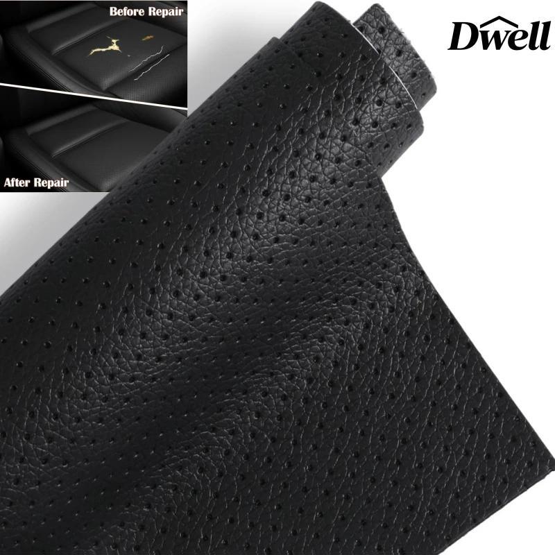 Perforated Breathable Faux Leather Self-Adhesive Leather Repair Sofa Patch Adhesive Tape Repair Car 