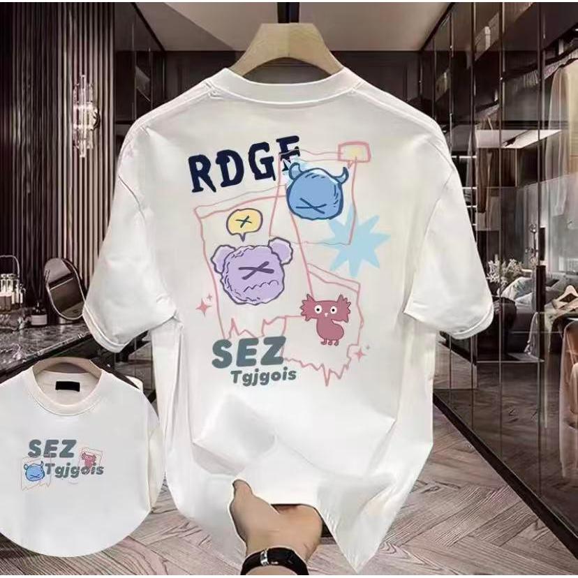 【ส่งมาจากกรุงเทพมหานคร】คอกลม เสื้อยืดสีพิมพ์ สไตล์ปังสำหรับผู้ชาย รุ่นใหม่ mùaร้อน 2026 คุณภาพดีมาก ผ้าใช้สบาย ทุกวันCOD