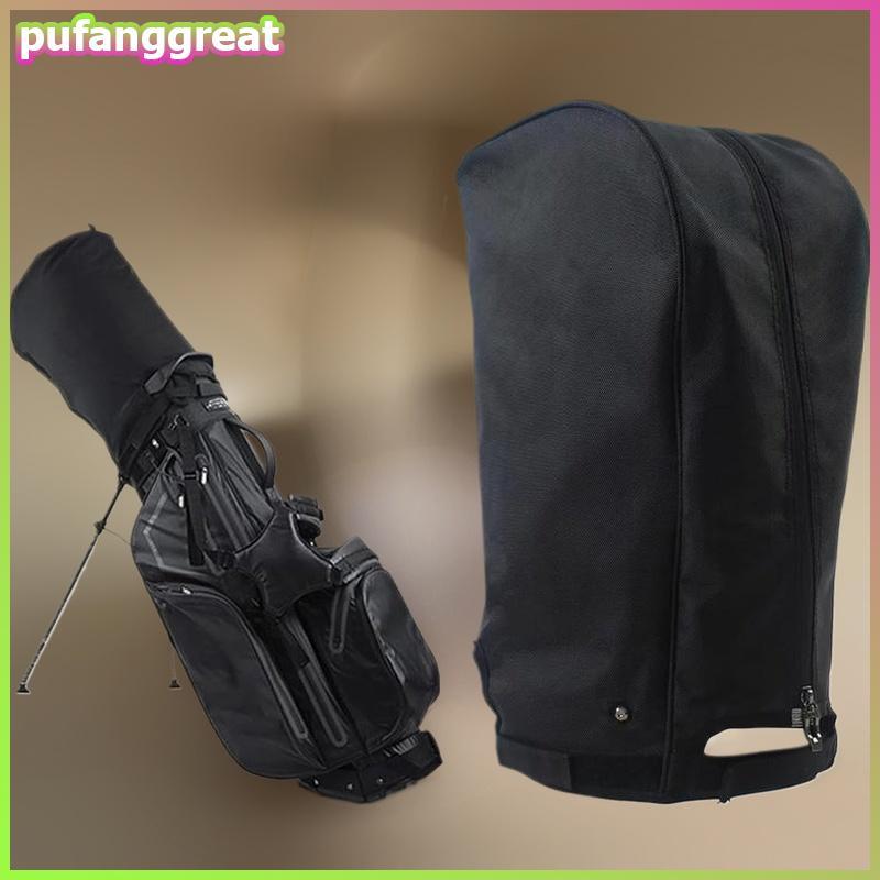 Pufanggreat ถุงกอล์ฟ Rain Cover กันฝุ่น Rain Hood Club Protector ถุงกอล์ฟแบบพกพา Rain Cover สําหรับถ