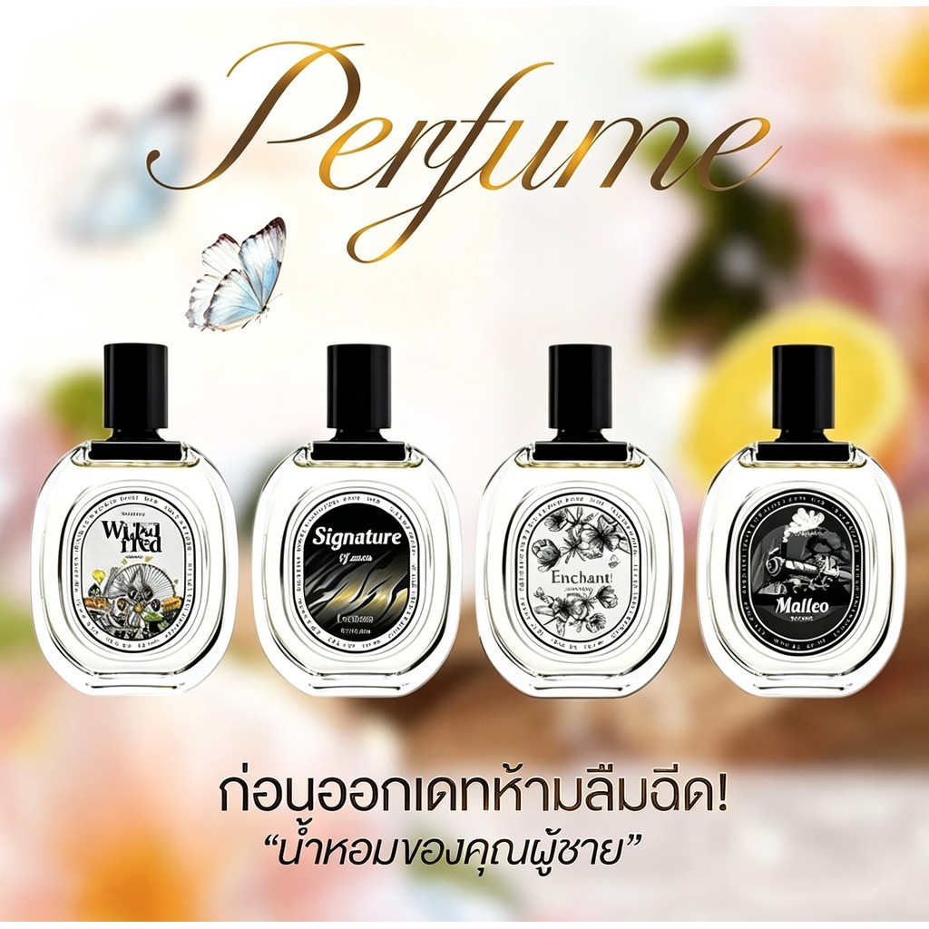 น้ำหอม Enchant 30ML  Enchan Winn Matteo Signatureของแท้ กลิ่นเซ็กซี่หรู ติดทนนาน หลงใหลได้ง่าย