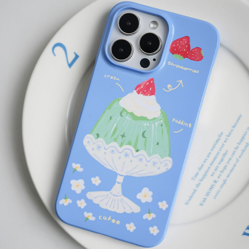 รูปแบบขนมดอกไม้ 17pro กรณีเหมาะสําหรับ iPhone 12promax 12 13 14 15 pro max hard Case ฝาหลัง 14promax