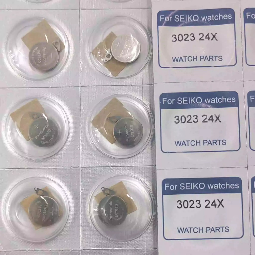 นาฬิกา แบตเตอรี่ seiko ประดิษฐ์ Kinetic Energy Watch แบตเตอรี่เฉพาะ 3023-24X MT920