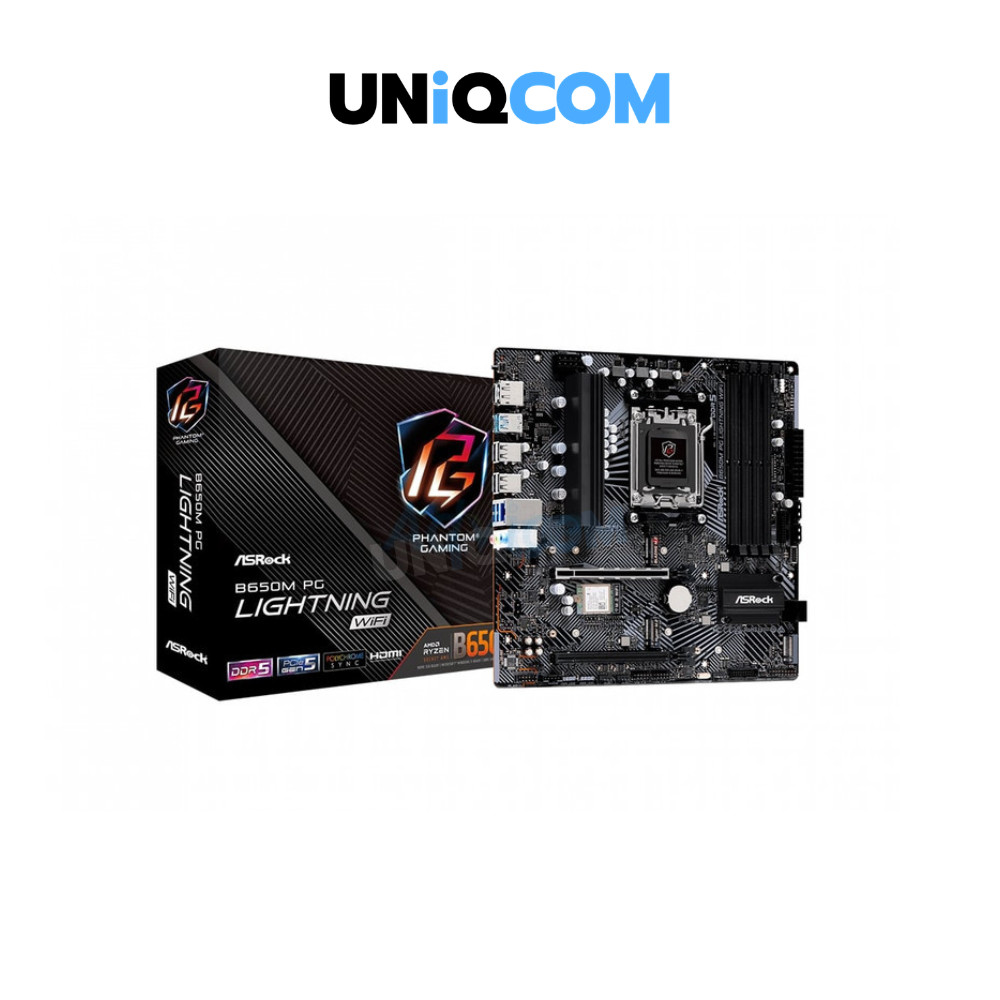 ASROCK MAINBOARD (AM5) B650M PG LIGHTNING WIFI DDR5