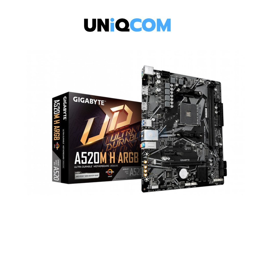GIGABYTE MAINBOARD (AM4) A520M H ARGB DDR4 (REV. 1.0)