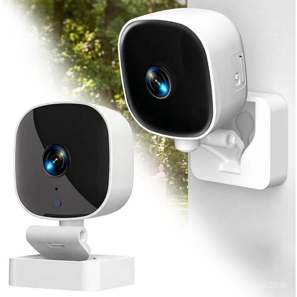 กล้องในร่มไร้สาย 1080P HD กล้องเฝ้าระวัง WiFi พร้อม Night Vision & Two-Way Audio – ไม่มีแท่นเจาะ, Sm