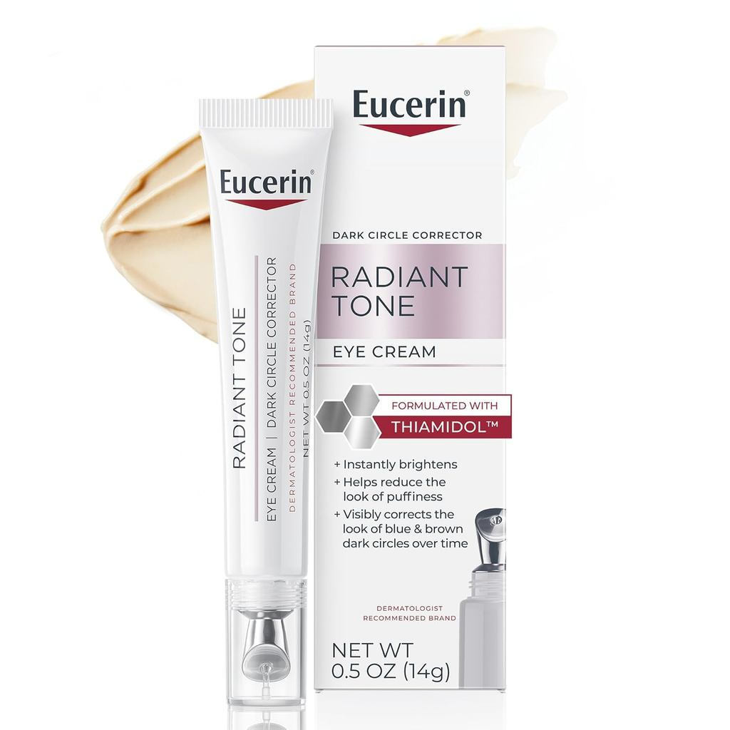 Eucerin Brightening Eye Dark Circle Corrector Cream มี thimine และกรดไฮยาลูโรนิก ช่วยลดอาการบวมตา 0.