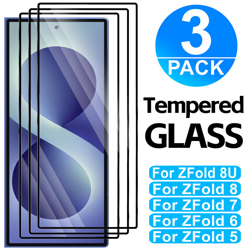 Fold8U กระจกนิรภัยสําหรับ Samsung Galaxy Z พับ 8 Ultra Fold8 กว้าง 7 6 5 Anti-scratch ป้องกันหน้าจอฟ