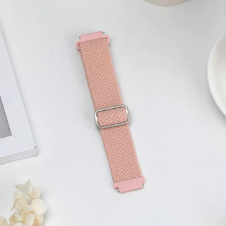 สายไนลอนถัก 22 มม. 20 มม. for Garmin Watch Forerunner 165 570 265/Samsung Galaxy Watch/Huawei/Amazfit Bip 6 5