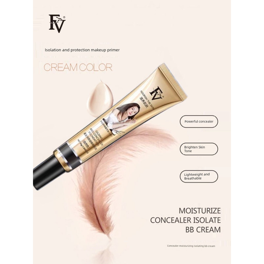 ครีมรองพื้น cushion FV น้ําหนักเบา Golden Rejuvenating Liquid Foundation น้ํามันผสมผิวกันน้ํา Sweat-
