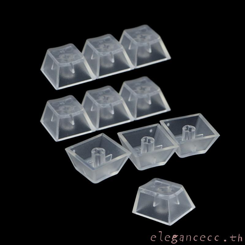 ELEGAN ABS Keycaps ชุดหนา ABS พิมพ์ Keycaps สําหรับคีย์บอร์ดแบบกลไก 10 ชิ้นชุดเฉพาะ Keycaps ไม่ใช่แป