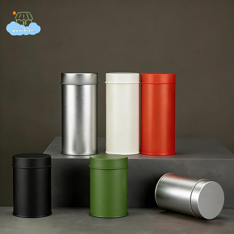 [LI] Tea Tin Canister Stainless Steel Coffee And Tea Canister With Airtight Double Lids Loose Leaf T