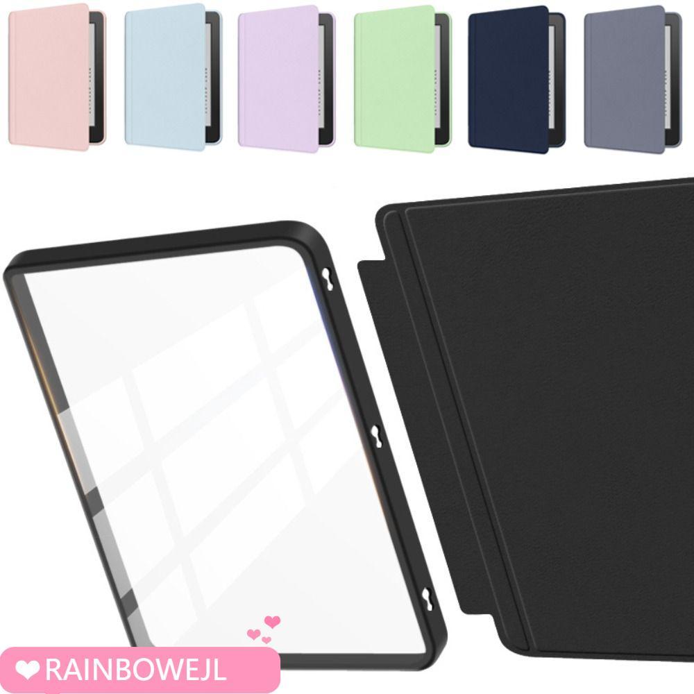 RAINBOWEJL ฝาครอบป้องกัน, Auto Wake/Sleep ที่ถอดออกได้, สวมใส่โปร่งใสแยกออกแบบ Funda สําหรับ Kindle 