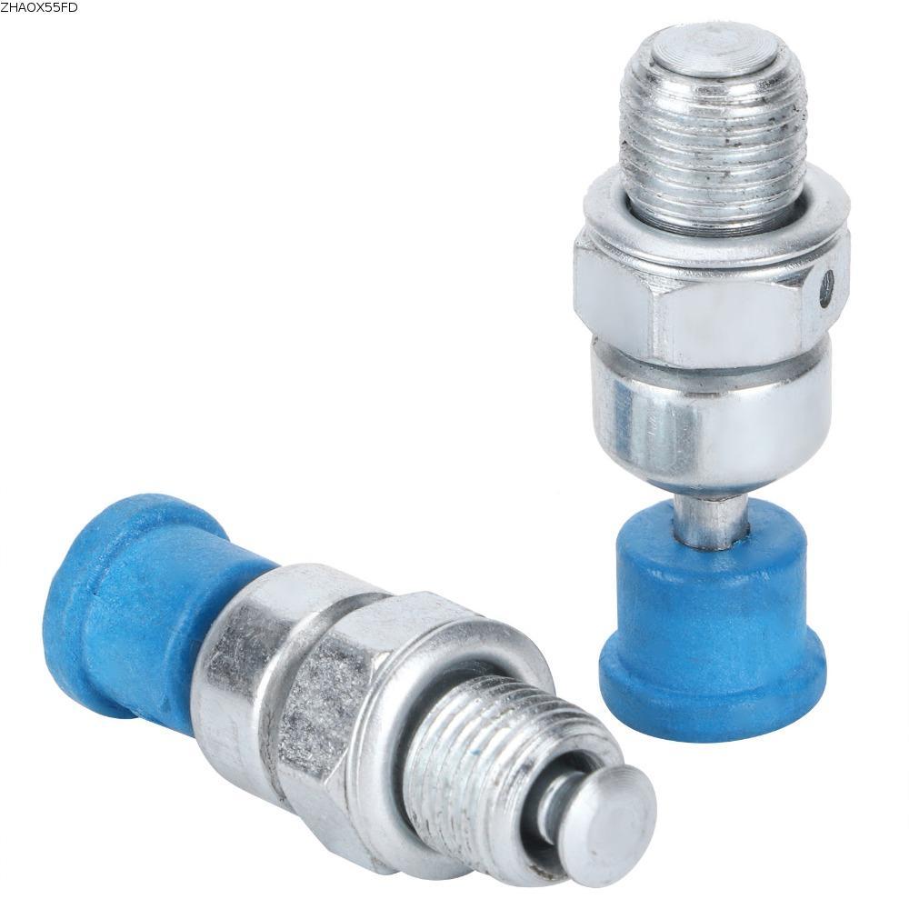 ZHAOX55OI 2PCS Decompression Valve, Silver ติดตั้งง่ายกระบอก Decompression Valve, Compact Steel Deco
