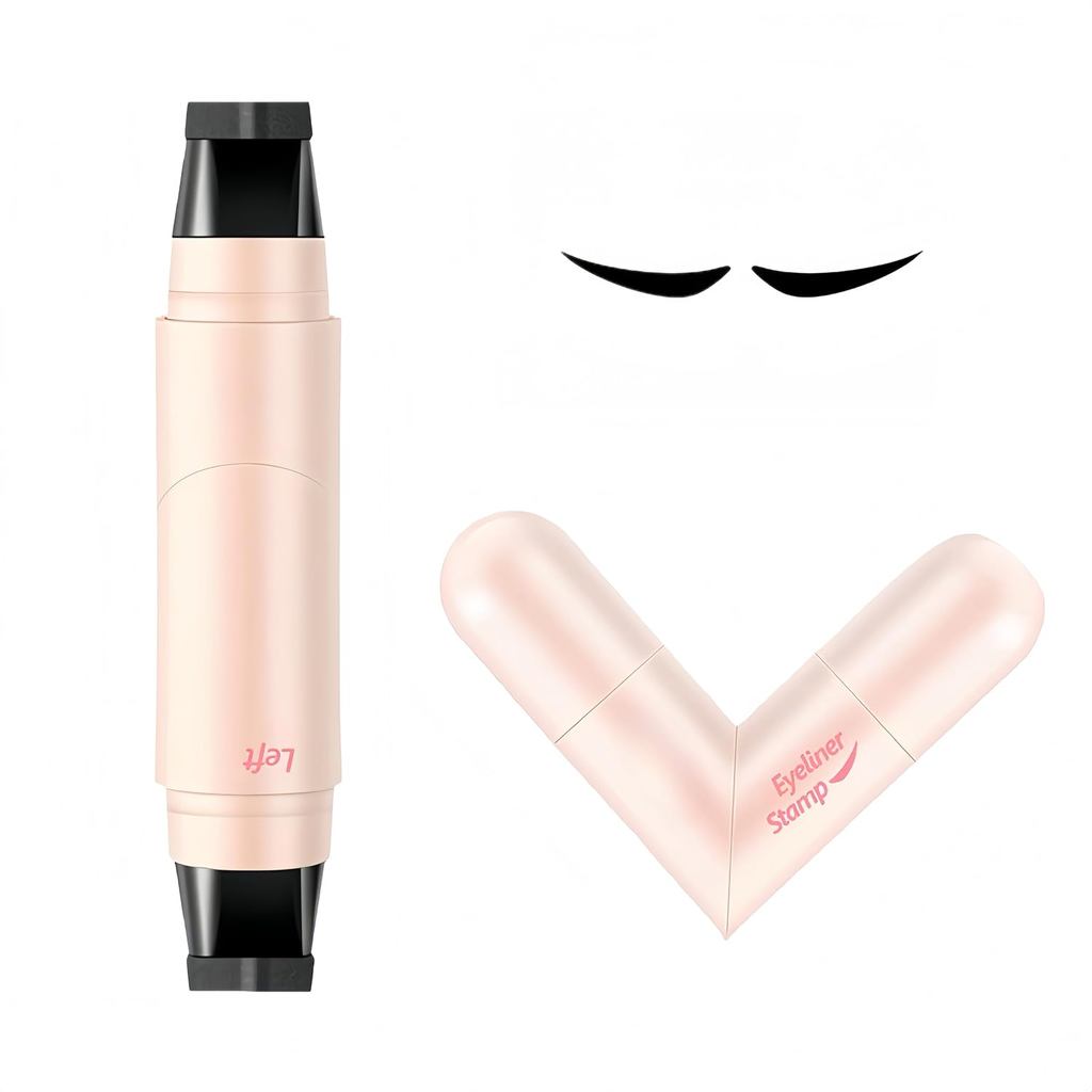 Eyeliner Stamp Waterproof Smudge Proof Eyeliners Pen, Black V0CG