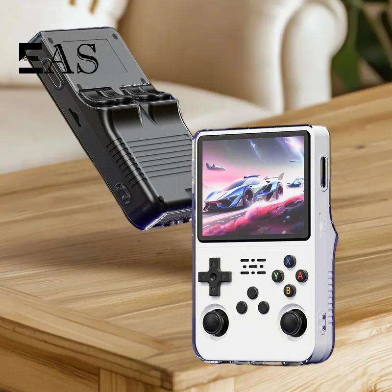 [EA] 1 ชิ้นโปร่งใสคอนโซลเกมมือถือฝาครอบป้องกันแบบบูรณาการ TPU Soft Shell สําหรับ R36s เคสป้องกัน TH