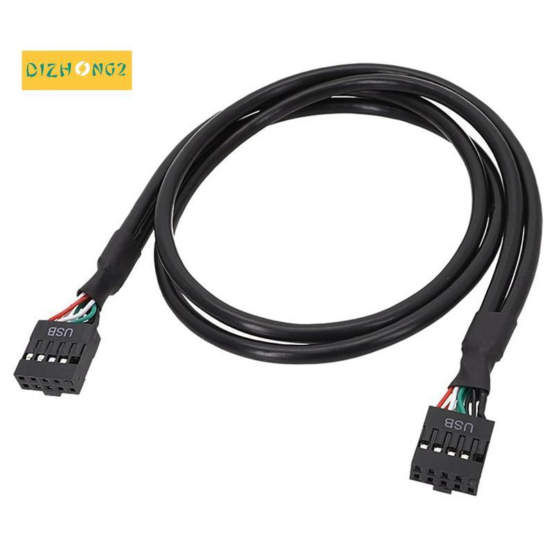 [dizhong2]Mainboard USB 9PIN Female to Female Internal Cable USB2.0 Internal เมนบอร์ด Header Cable