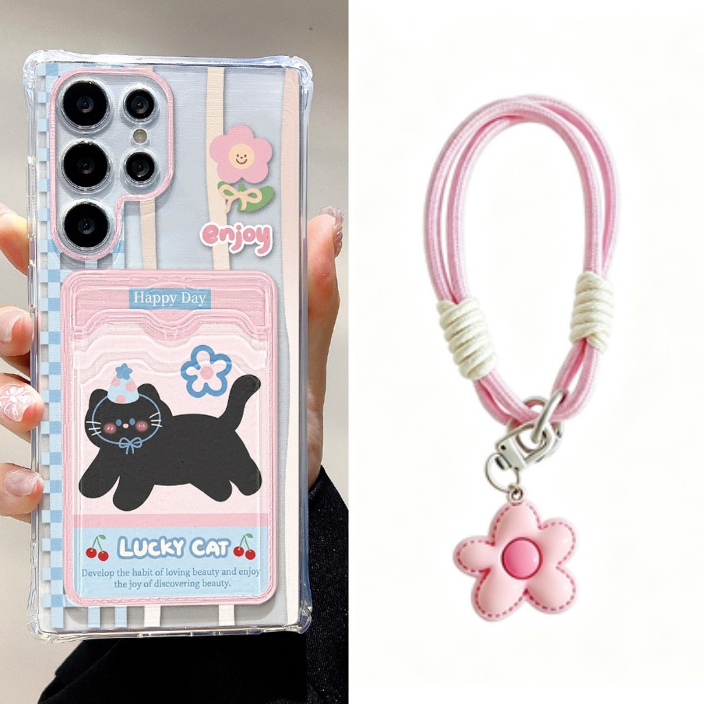 Card Holder เคส For Samsung A57 A56 5G A17 A07 A37 A36 A26 A16 A15 A06 A05 A05S A55 5G A12 A54 A34 A35 A52s A25 A22 A23