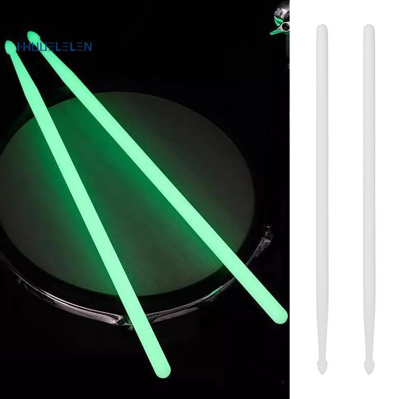 [Promeote H]1 คู่ 5A Drum Stick Drum Set Fluorescent Drumsticks Jazz Drumsticks Stage Glow in Dark D