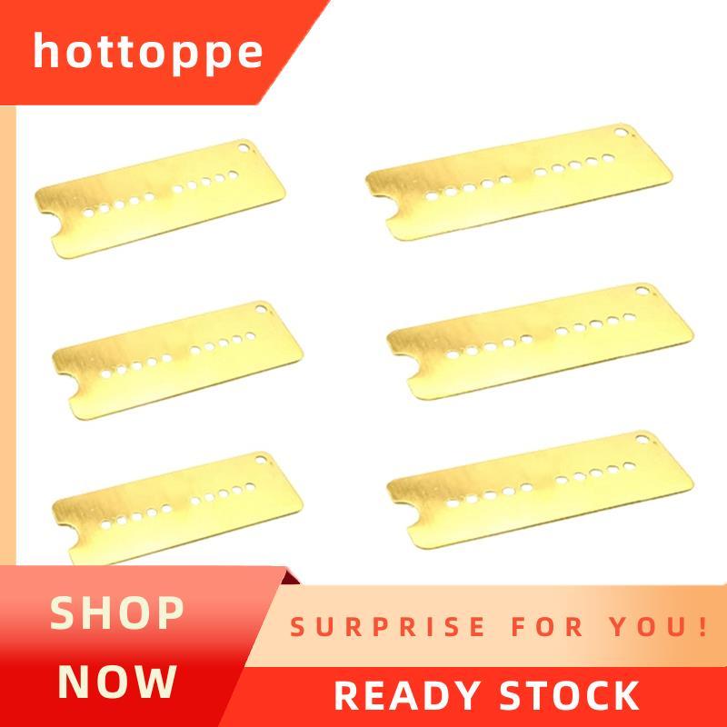 hottoppeGuitar Pickup Accessories P90 กีตาร์ไฟฟ้า Pickup Baseplate ทองเหลือง 50 มม.+ 52 มม.แผ่นฐาน