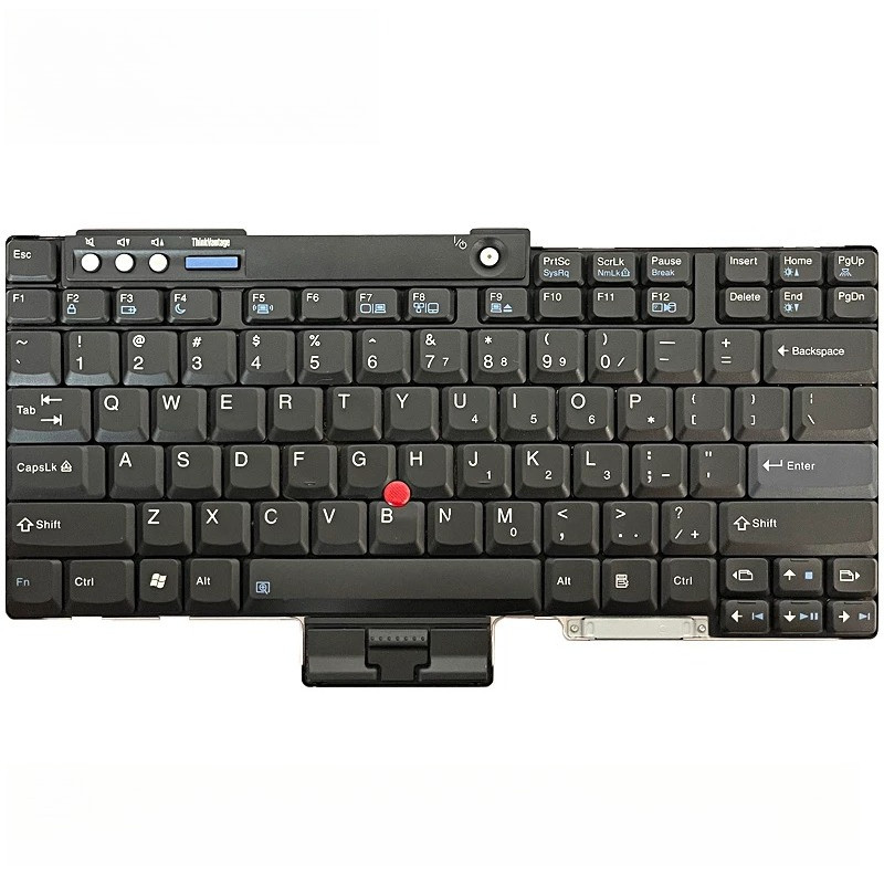 ใช้ได้กับแป้นพิมพ์โน้ตบุ๊ก Lenovo ThinkPad T400 R400 T500 R500 W500 W700