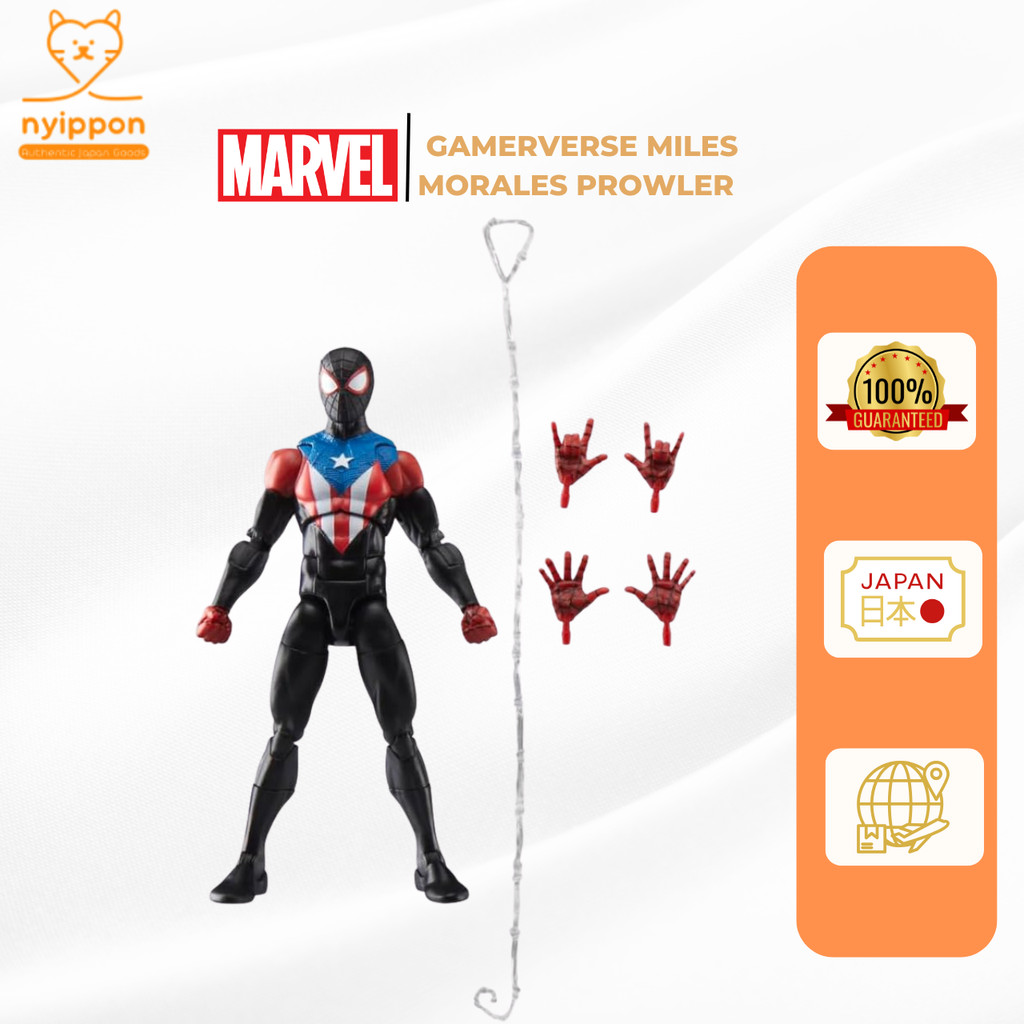 Hasbro Marvel Legends Gamerverse Miles Morales Prowler Suit ฟิกเกอร์มาร์เวล ของสะสม