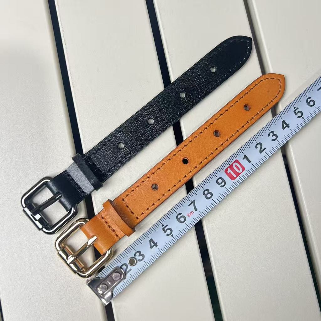 First Layer Cowhide Strap lv speedy สายคล้องไหล่ดัดแปลง Presbyopic สายคล้องคอสั้นสั้นหัวเข็มขัดปรับค