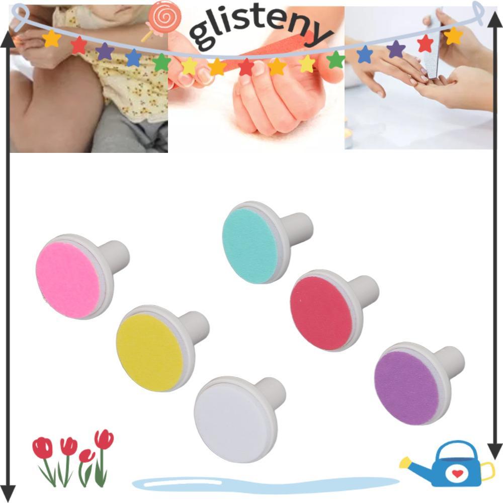 GLISTENY 6PCS Baby Nail Trimmer แผ่นทดแทน, Universal Professional Electric Nail File หัวเจียร, Compa