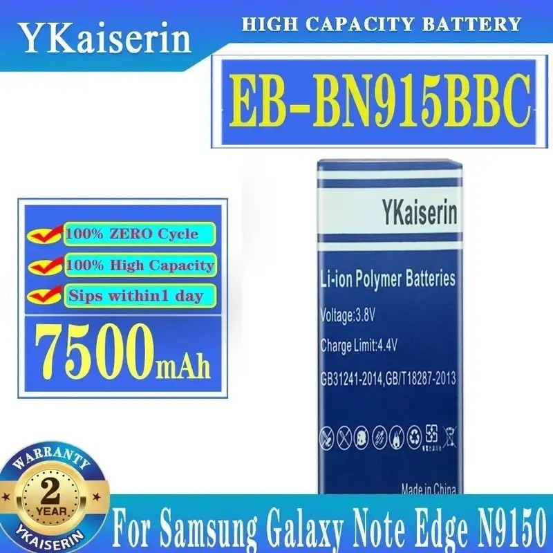 แบตเตอรี่ EB-BN915BBC 7500Mah สําหรับ Samsung Galaxy หมายเหตุ Edge N9150 N915 N915K N915L N915S N915