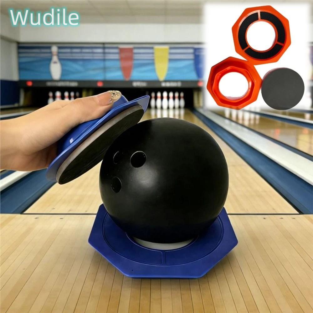 WUDILE Bowling Ball Siding Pad Holder, 2-in-1 Non-Slip Bowling Ball Holder, Professional พร้อมกระดาษ