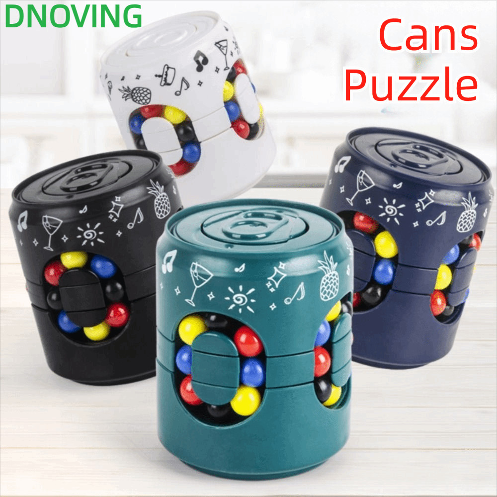DNOVING โซดาสามารถ Fidget ของเล่น, หมุน Ball Finger Gyro หมุน Ball, พลาสติก Finger Spinner Gyro