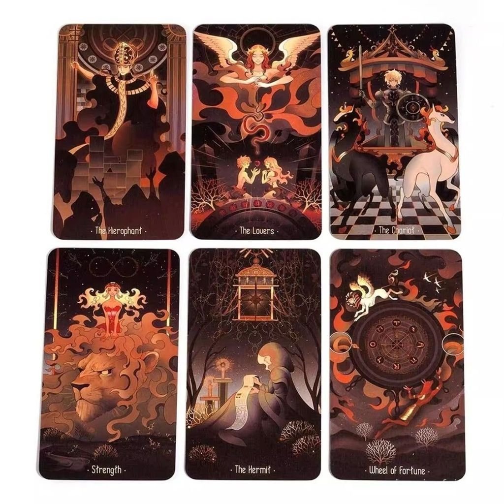 Zhang Classic 6cm78 Night การ์ดภาษาอังกฤษไพ่ทาโรต์มูลค่าเต็มไปด้วยดวงดาว Carlo การ์ดตารางเดินทาง Yan