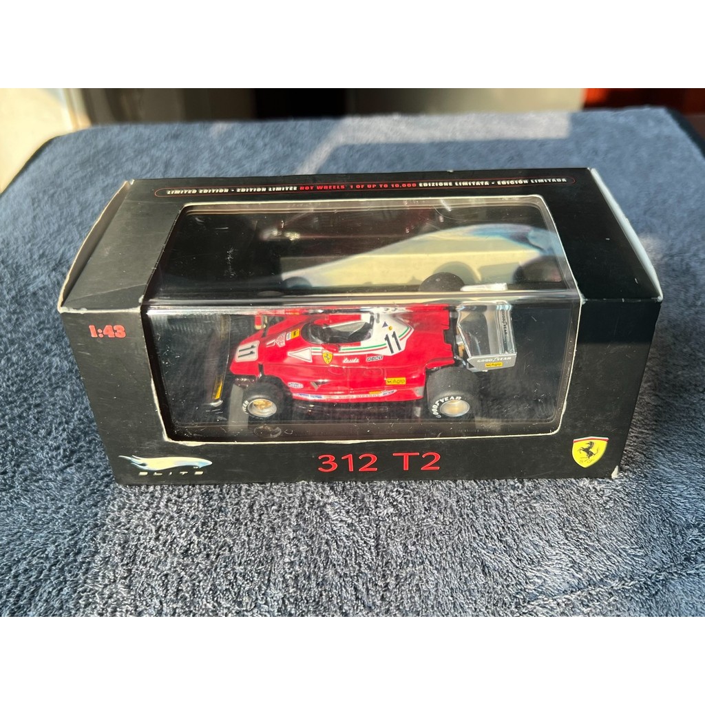 ใหม่เอี่ยม!Hot Wheels 1/43 Ferrari 312T2 Nicky Lauda 1977 World Championship Championship Car No. 11