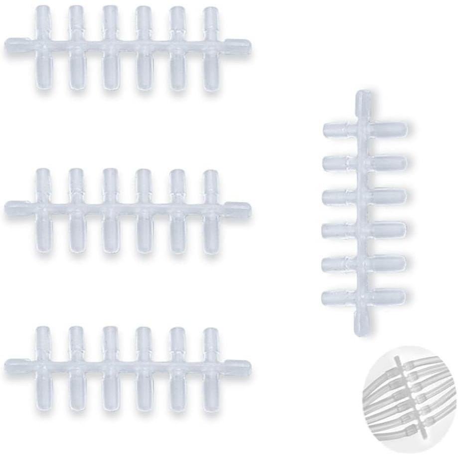 4 แพ็คท่อหมึก Coupler เครื่องพิมพ์อิงค์เจ็ทหลอดหมึก Extender อะแดปเตอร์อินไลน์สําหรับ CISS ระบบจ่ายห