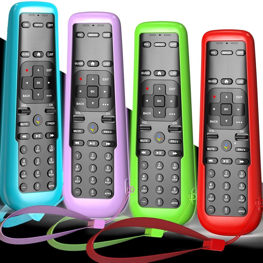 4PACK สําหรับรีโมท DirecTV, สําหรับ AT & T TV Now Receiver C71KW / RC82V เสียงรีโมทคอนโทรลผิวสีเขียว