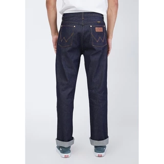 WRANGLER กางเกงยีนส์เอวกลางทรงตรง MWZ รุ่น WR WR MWZ213 แรงเลอร์ เสื้อผ้าผู้ชาย กางเกงผู้ชาย กางเกงยีนส์ DENIM